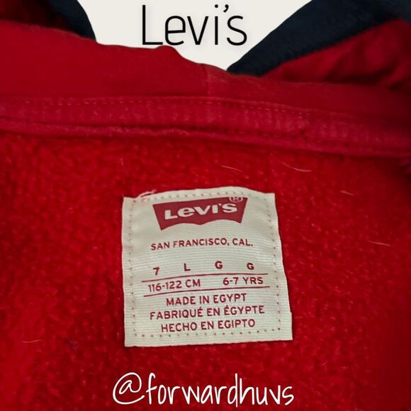 Levi’s Boys Full Zip Sweater Size 6-7 Years - Picture 6 of 8